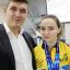Ангелина Гордеева и ее тренер Сергей Костин. Фото автора