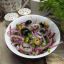 Салат из лука с оливками