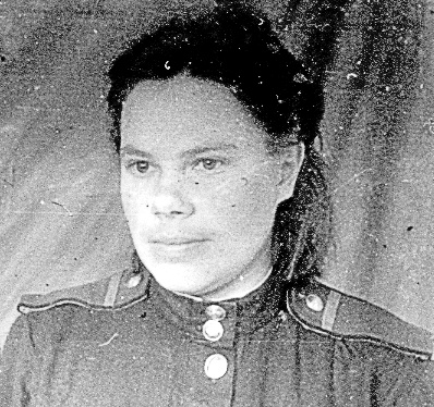 Анна Борисова в 1945 году.